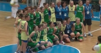 Posnetek polfinalne košarkarske tekme (ženske) med LIT : UKR